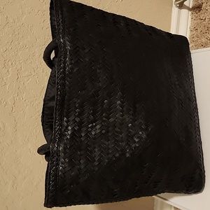 NWT Cracker Barrel Black Braided Tote